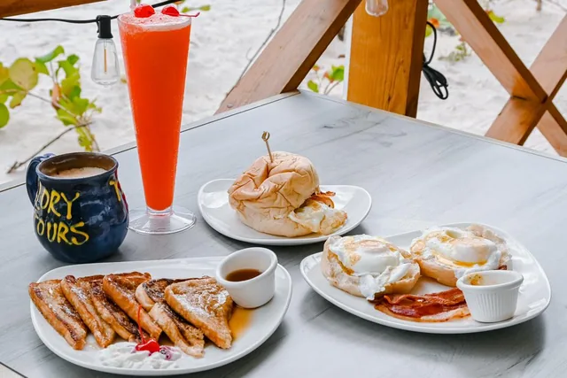 Breakfast beside the bay pictured for Eden Cafe & Bar